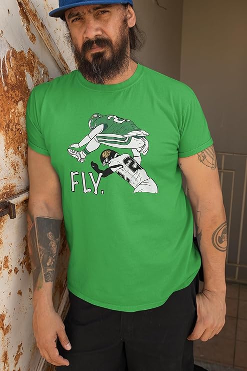 Saquon Barkley Eagles "FLY" Hurdle T-Shirt | Philadelphia Football Tee