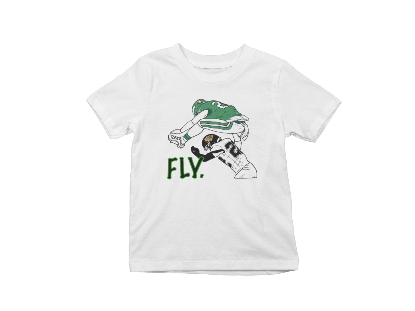 Saquon Barkley Eagles "FLY" Hurdle T-Shirt | Philadelphia Football Tee