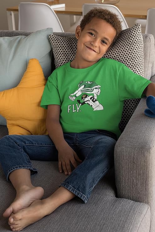 Saquon Barkley Eagles "FLY" Hurdle T-Shirt | Philadelphia Football Tee