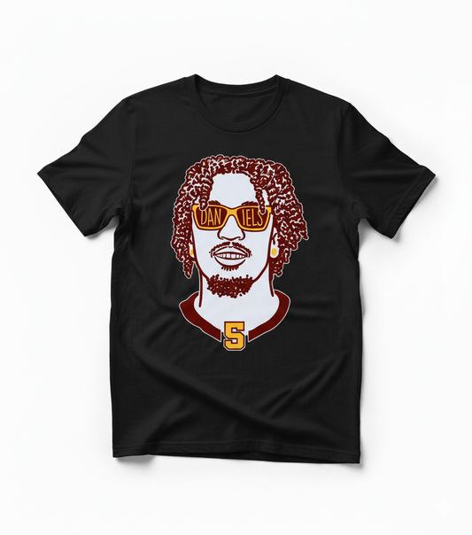 Jayden Daniels "Shades" Graphic Tee | Washington Football Fan Shirt