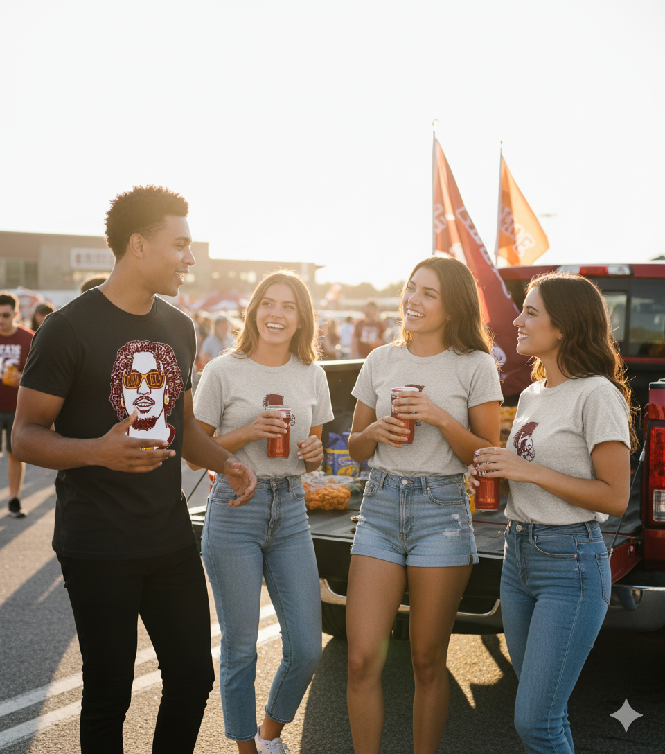 Jayden Daniels "Shades" Graphic Tee | Washington Football Fan Shirt