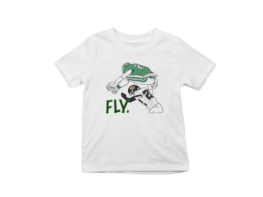 Saquon Barkley Eagles "FLY" Hurdle T-Shirt | Philadelphia Football Tee